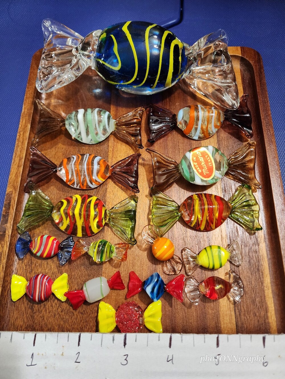Vintage Authentic Murano Art Glass Candy Decorations